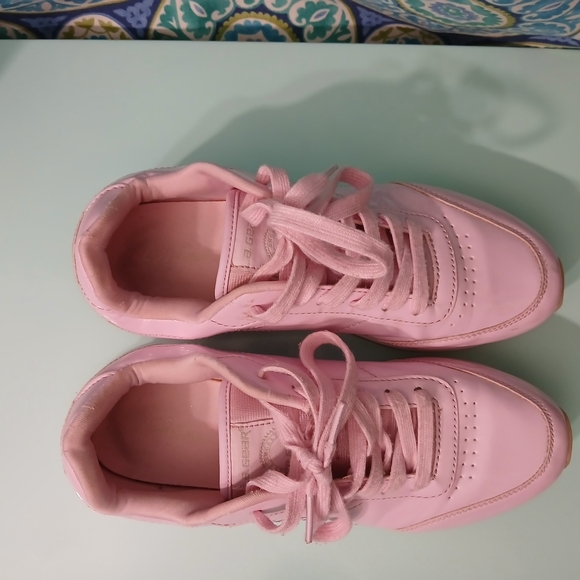 Vintage L.A. Gear Pink Sneakers Classic Low-Top Design - Picture 10 of 11